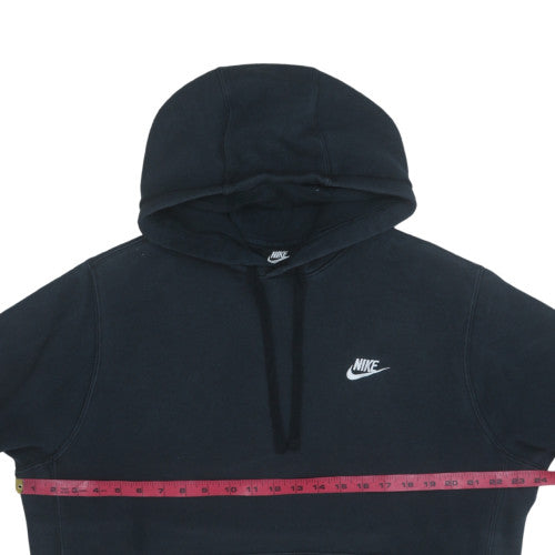 Nike Men's Black Pullover Hoodie L Logo Fleece Sweatshirt