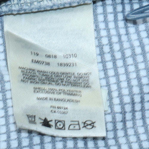 Columbia Men's Blue Polyester Full Zip Track Jacket Size L