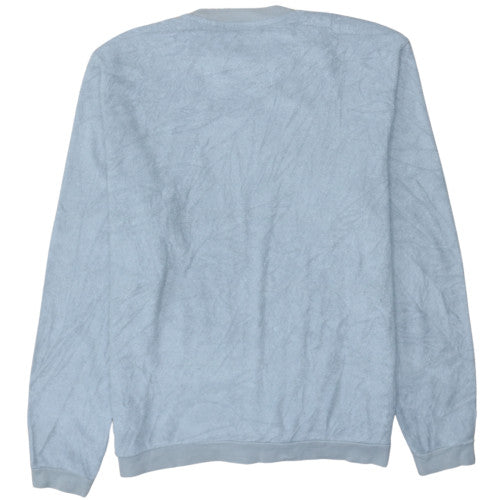 Adidas Men's Blue XL Crew Neck Fleece Pullover Sweatshirt