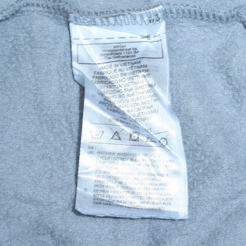 Adidas Men's Blue XL Crew Neck Fleece Pullover Sweatshirt