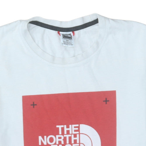 The North Face Womens White Short Sleeve Cotton T-Shirt M