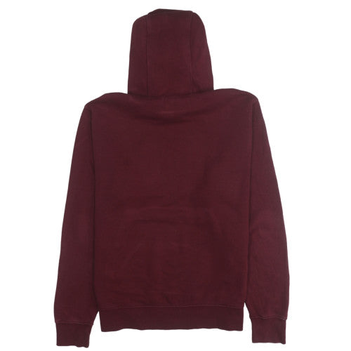 Nike Men's Red Pullover Hoodie M Graphic Fleece Sweatshirt