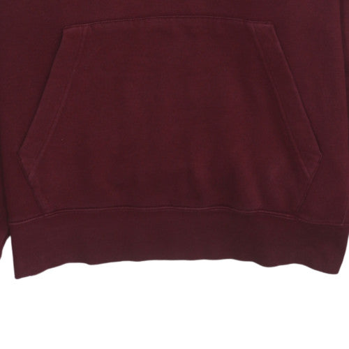 Nike Men's Red Pullover Hoodie M Graphic Fleece Sweatshirt