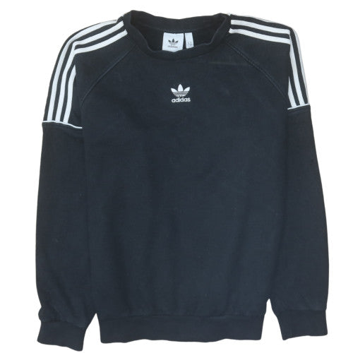 Adidas Men's Black Crew Neck Pullover Sweatshirt Size M