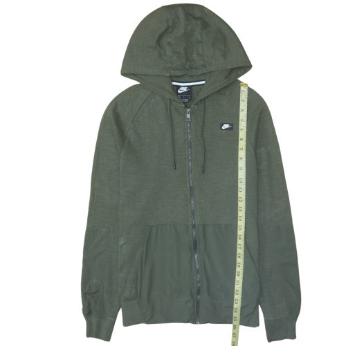 Nike Men’s Green Full Zip Hoodie Size S Regular Fit