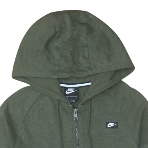Nike Men’s Green Full Zip Hoodie Size S Regular Fit