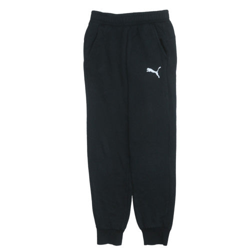Puma Men's Black Jogger Sweatpants S Regular Fleece Activewear
