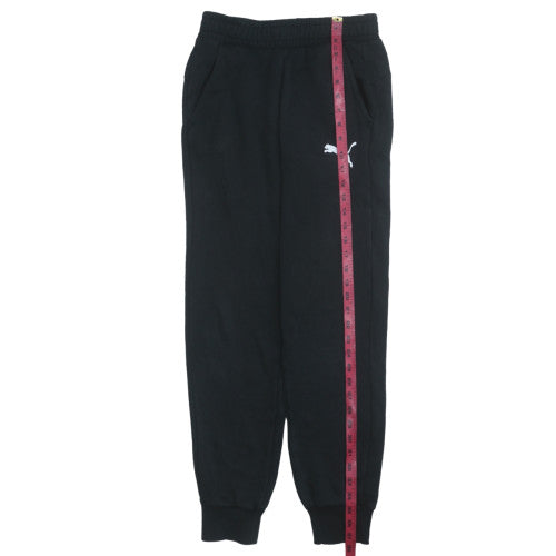 Puma Men's Black Jogger Sweatpants S Regular Fleece Activewear