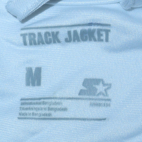 Starter Men's White Track Jacket M Regular Fit Full Zip Sports Top