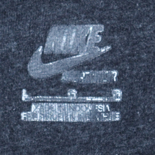 Nike Women Black Pullover Hoodie L Cotton Blend Fleece Logo