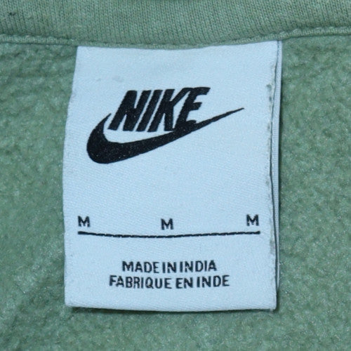 Nike Men's Green Pullover Hoodie M Regular Fit Fleece