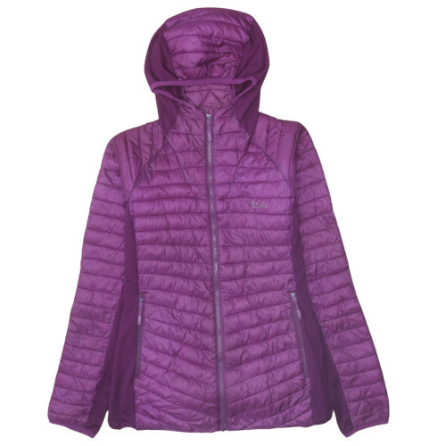 Rab Womens Purple Size 12 Cirrus Flex Hoody Insulated Puffer Jacket