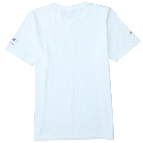 Puma BMW Motorsport White Crew Neck Men's T-Shirt Size M