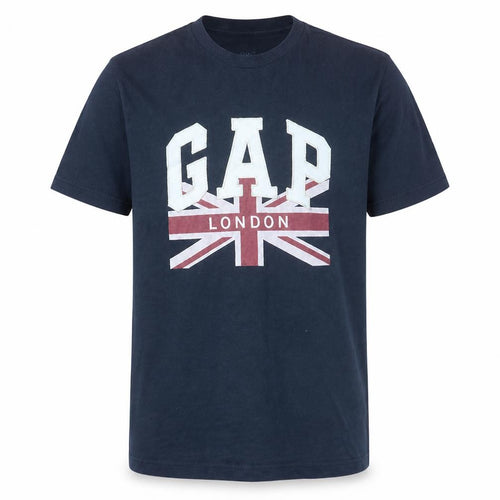GAP Men's Blue London Graphic Cotton T-Shirt Size M