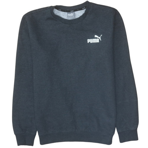 Puma Men's Black Crew Neck Pullover Sweatshirt Size S