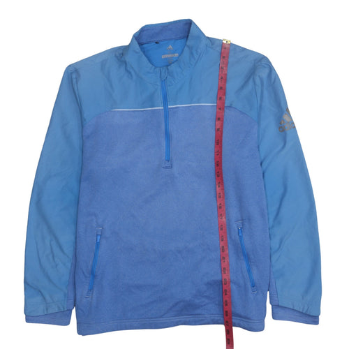 adidas Men’s Blue XL Golf 1/2 Zip Mock Neck Sweatshirt