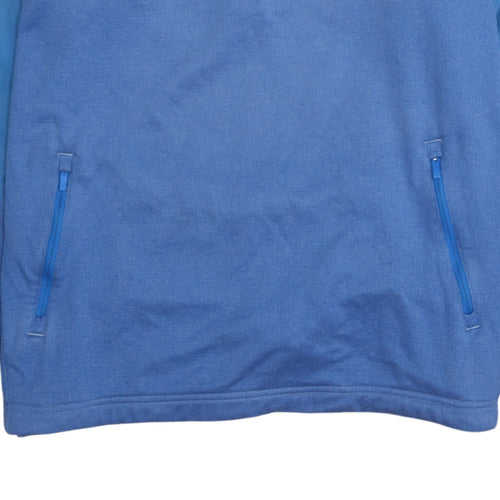 adidas Men’s Blue XL Golf 1/2 Zip Mock Neck Sweatshirt