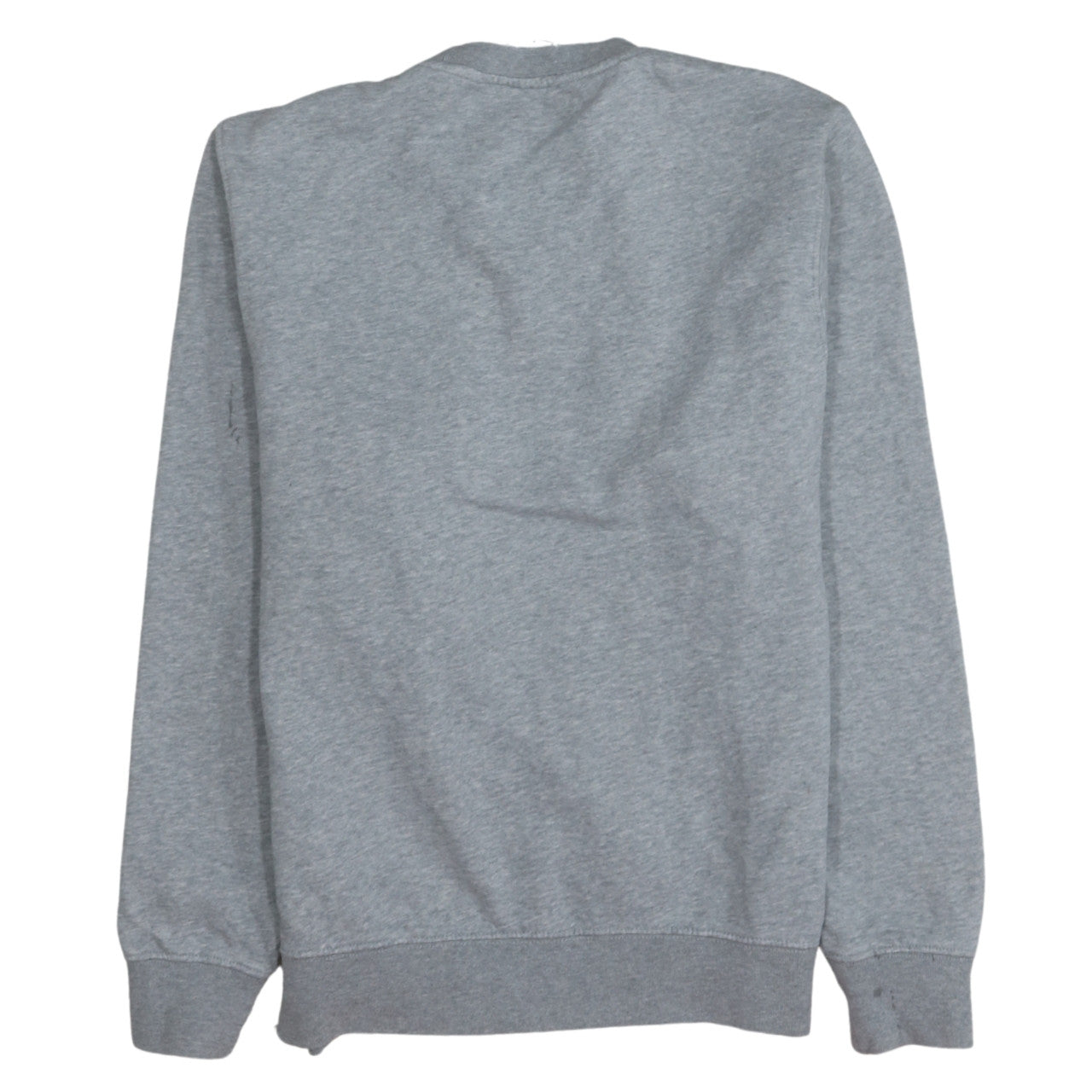 Nike Men Grey Small Pullover Crew Neck Sweatshirt Logo Sportswear