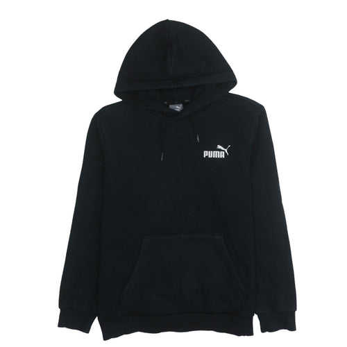 Puma Men's Black Pullover Hoodie Size S Regular Fit Fleece
