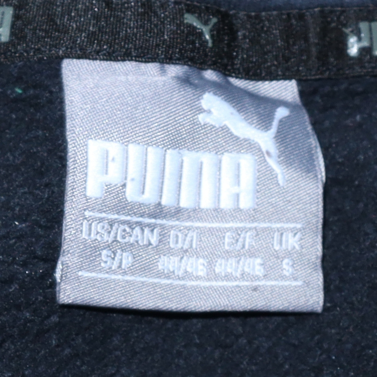 Puma Men's Black Pullover Hoodie Size S Regular Fit Fleece