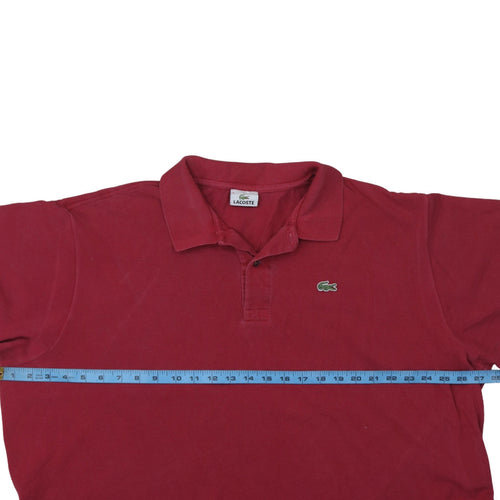 Lacoste Men's Red 4XL Classic Cotton Polo Shirt