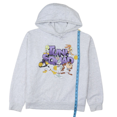 Primark Womens Grey Tune Squad Space Jam Hoodie Size 12/14 Pullover