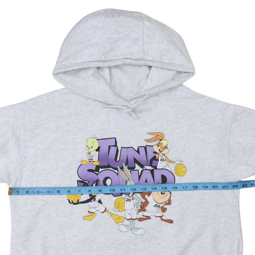 Primark Womens Grey Tune Squad Space Jam Hoodie Size 12/14 Pullover