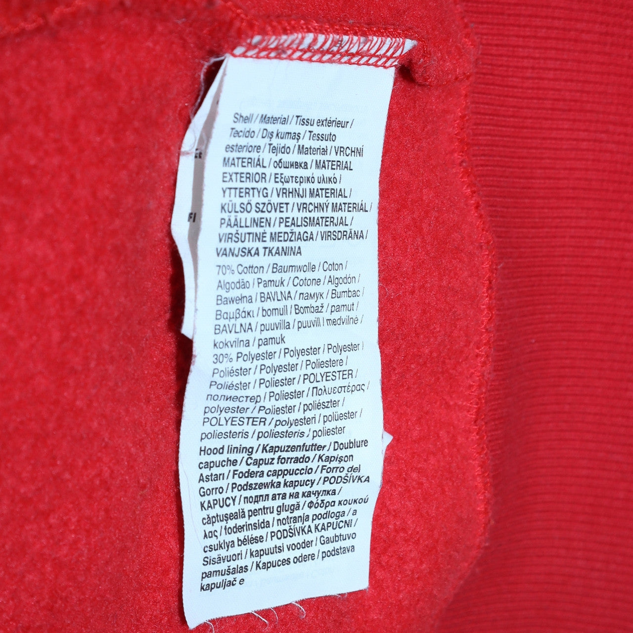 Puma Mens Red Full Zip Hoodie XXL Cotton Blend Casual Sportswear