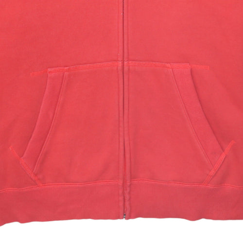 Puma Mens Red Full Zip Hoodie XXL Cotton Blend Casual Sportswear