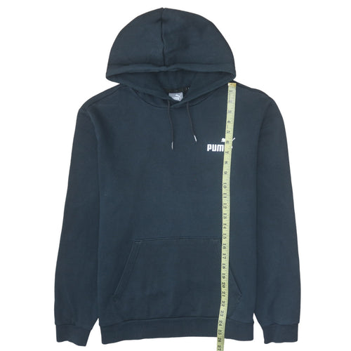 Puma Men's Black Pullover Hoodie Medium Regular Fit Sportswear