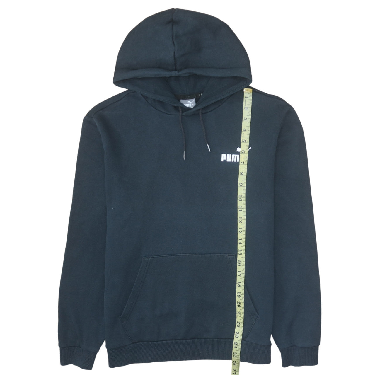 Puma Men's Black Pullover Hoodie Medium Regular Fit Sportswear