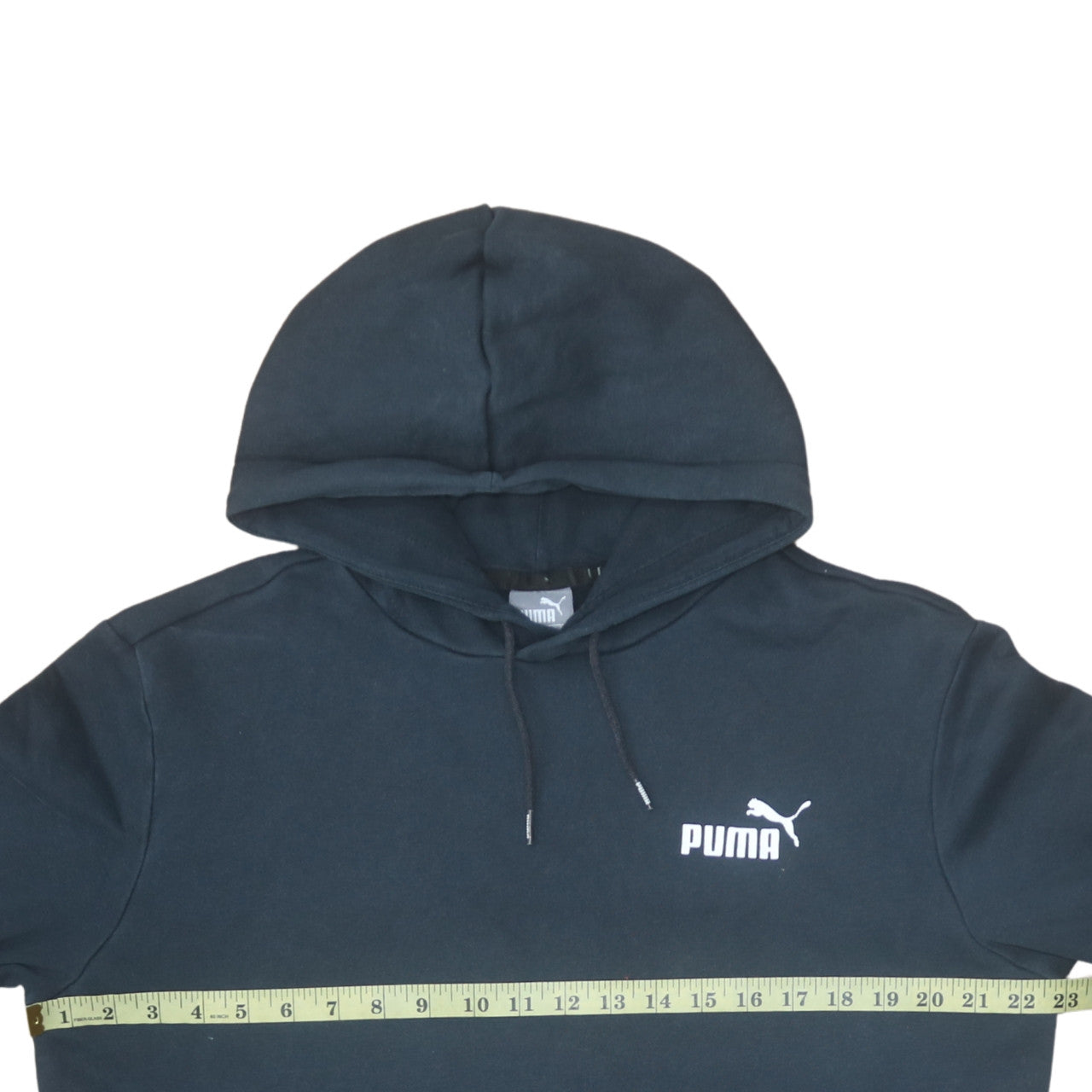 Puma Men's Black Pullover Hoodie Medium Regular Fit Sportswear