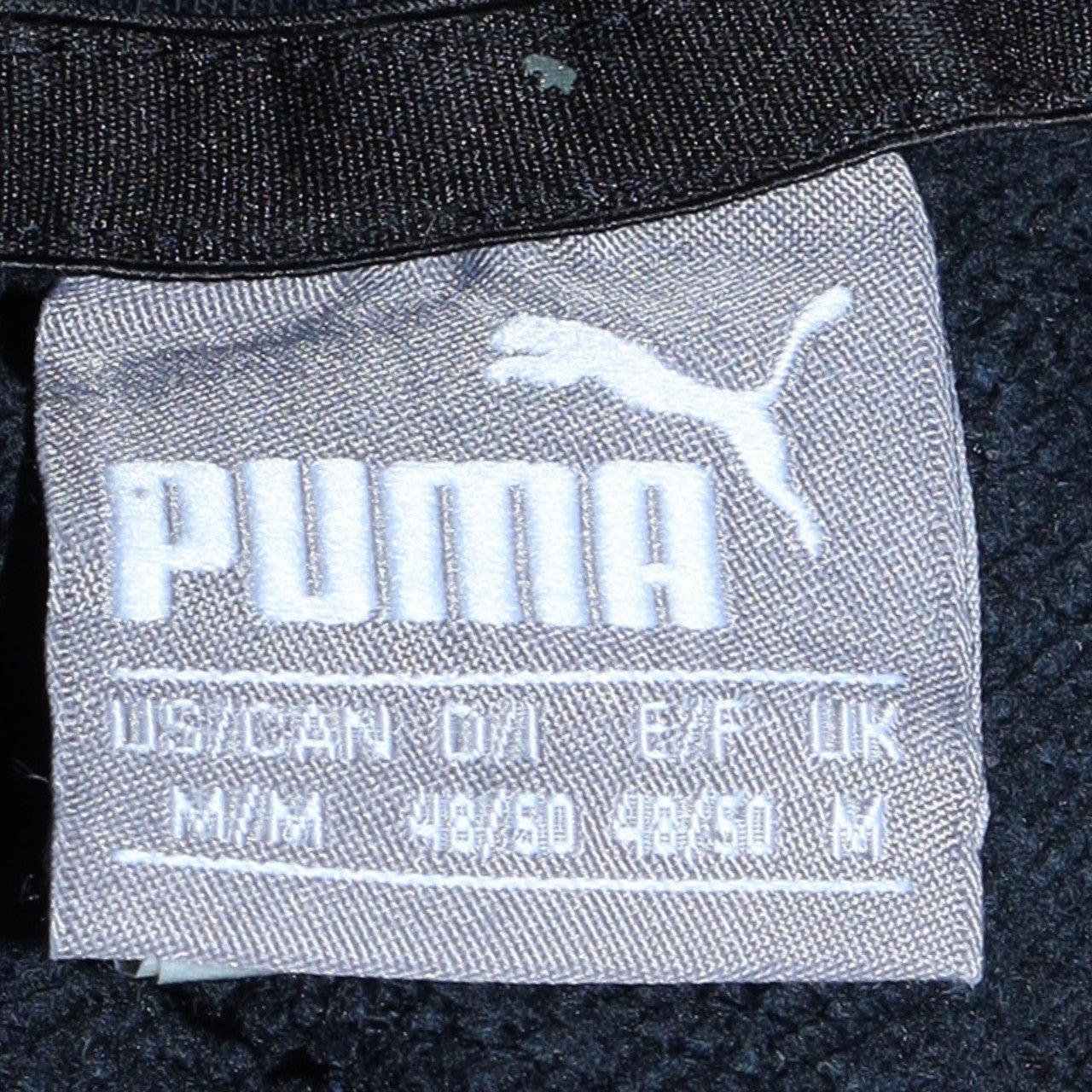 Puma Men's Black Pullover Hoodie Medium Regular Fit Sportswear