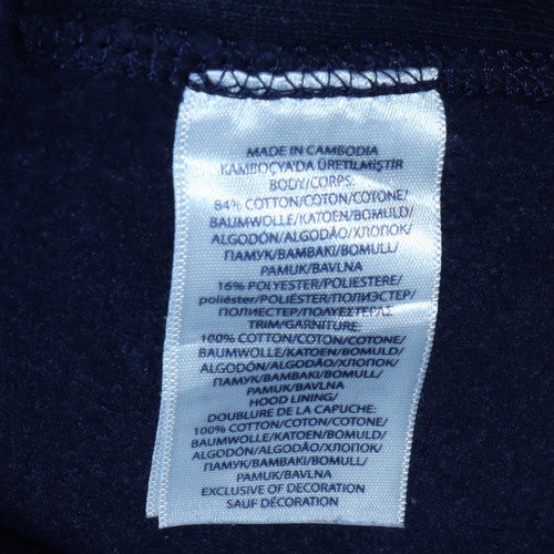 Ralph Lauren Men’s Blue Full Zip Hoodie S Regular Fit Fleece Sweatshirt
