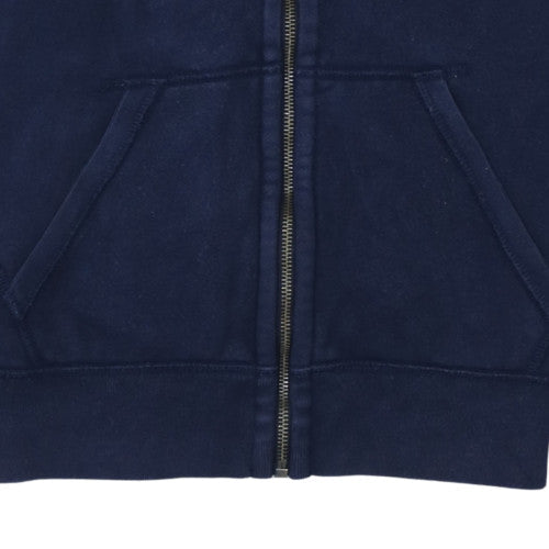 Ralph Lauren Men’s Blue Full Zip Hoodie S Regular Fit Fleece Sweatshirt
