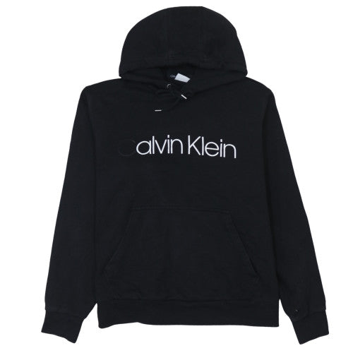 Calvin Klein Men's Black 2XL Pullover Hoodie with Logo