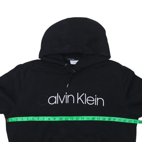Calvin Klein Men's Black 2XL Pullover Hoodie with Logo