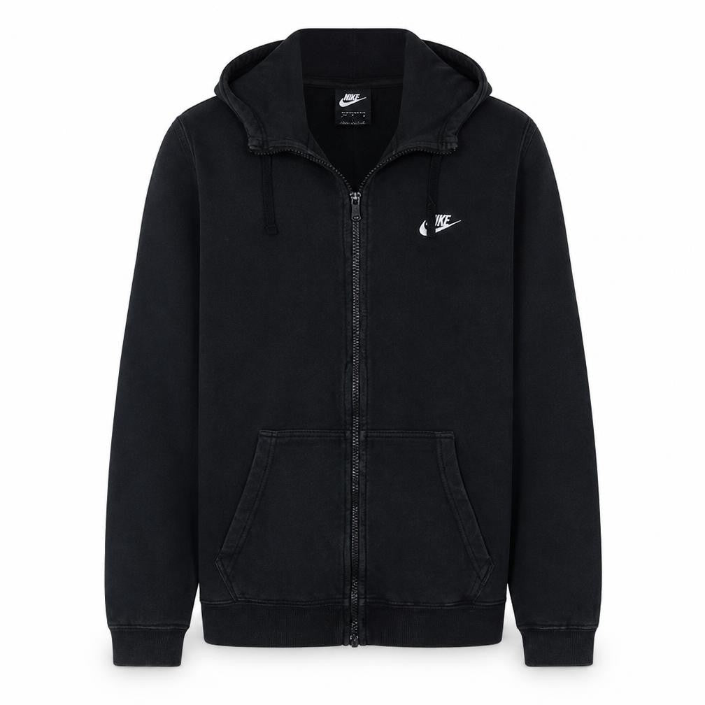 Nike Men's Black Full Zip Hoodie Sweatshirt Size M