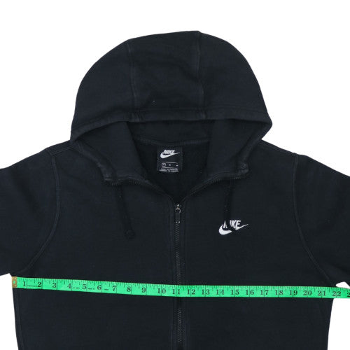 Nike Men's Black Full Zip Hoodie Sweatshirt Size M