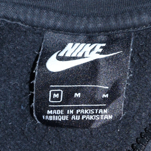 Nike Men's Black Full Zip Hoodie Sweatshirt Size M