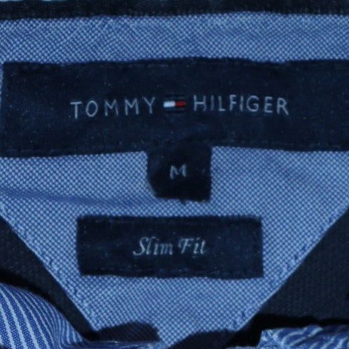 Tommy Hilfiger Mens Blue Slim Fit Polo Shirt Size M