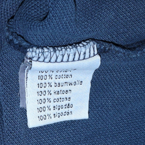 Lacoste Men's Blue Long Sleeve Collared Cotton Shirt L