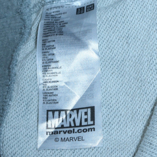 Uniqlo Marvel Men's Grey Pullover Hoodie Size S Regular Fit