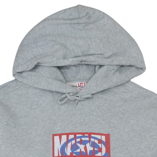 Uniqlo Marvel Men's Grey Pullover Hoodie Size S Regular Fit