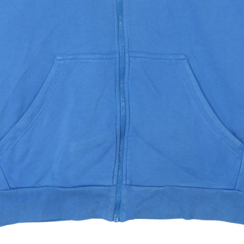 Adidas Men Blue XL Full Zip Hoodie Performance Essentials