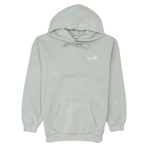 adidas Men's Green Pullover Hoodie Size S Fleece Logo Sweatshirt
