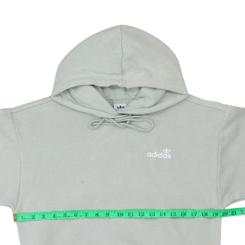 adidas Men's Green Pullover Hoodie Size S Fleece Logo Sweatshirt