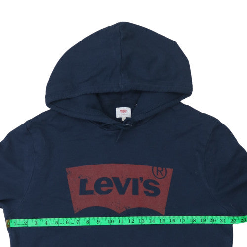 Levi's Men's Blue Logo Pullover Hoodie L Regular Fit