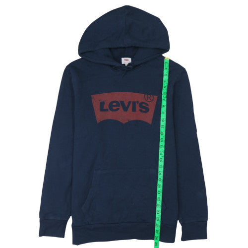 Levi's Men's Blue Logo Pullover Hoodie L Regular Fit