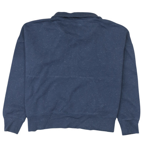 Under Armour Mens Blue 1/4 Zip Fleece Sweatshirt Size M